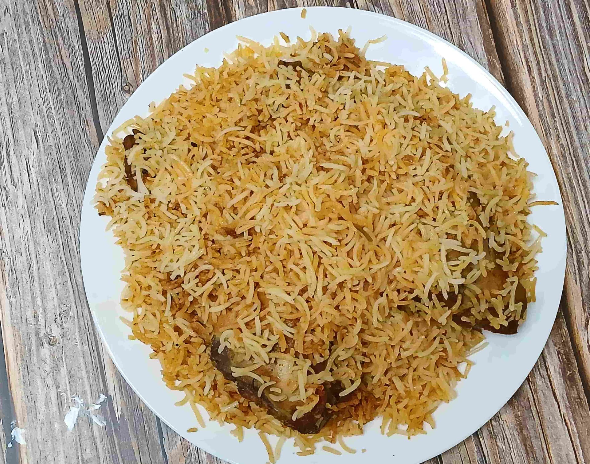 Mutton Biryani (1-2 people) - Shah Ghouse Cafe, Hyderabad