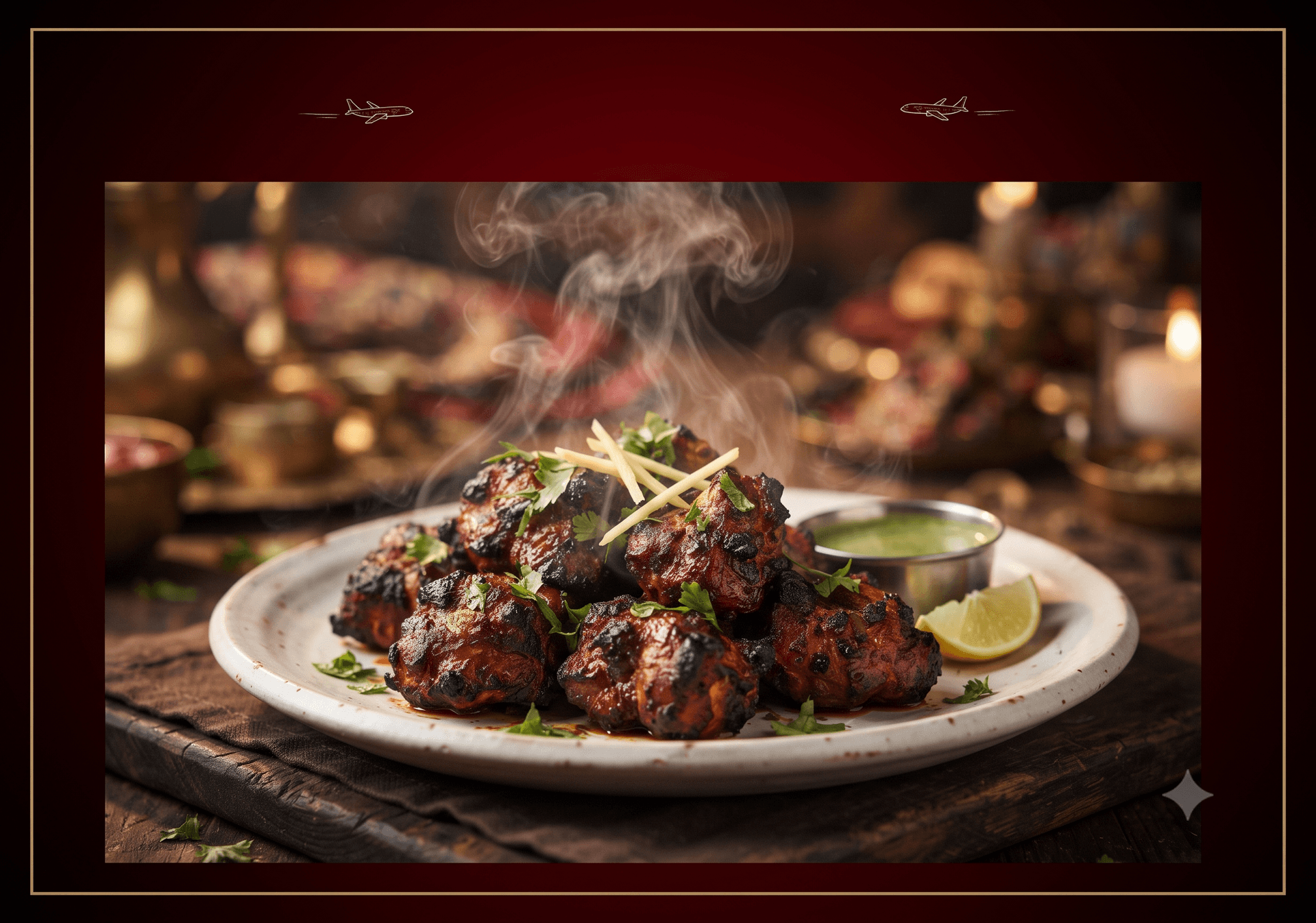 Mutton Boti Kebab (Dastarkhwan, Lucknow) - Full