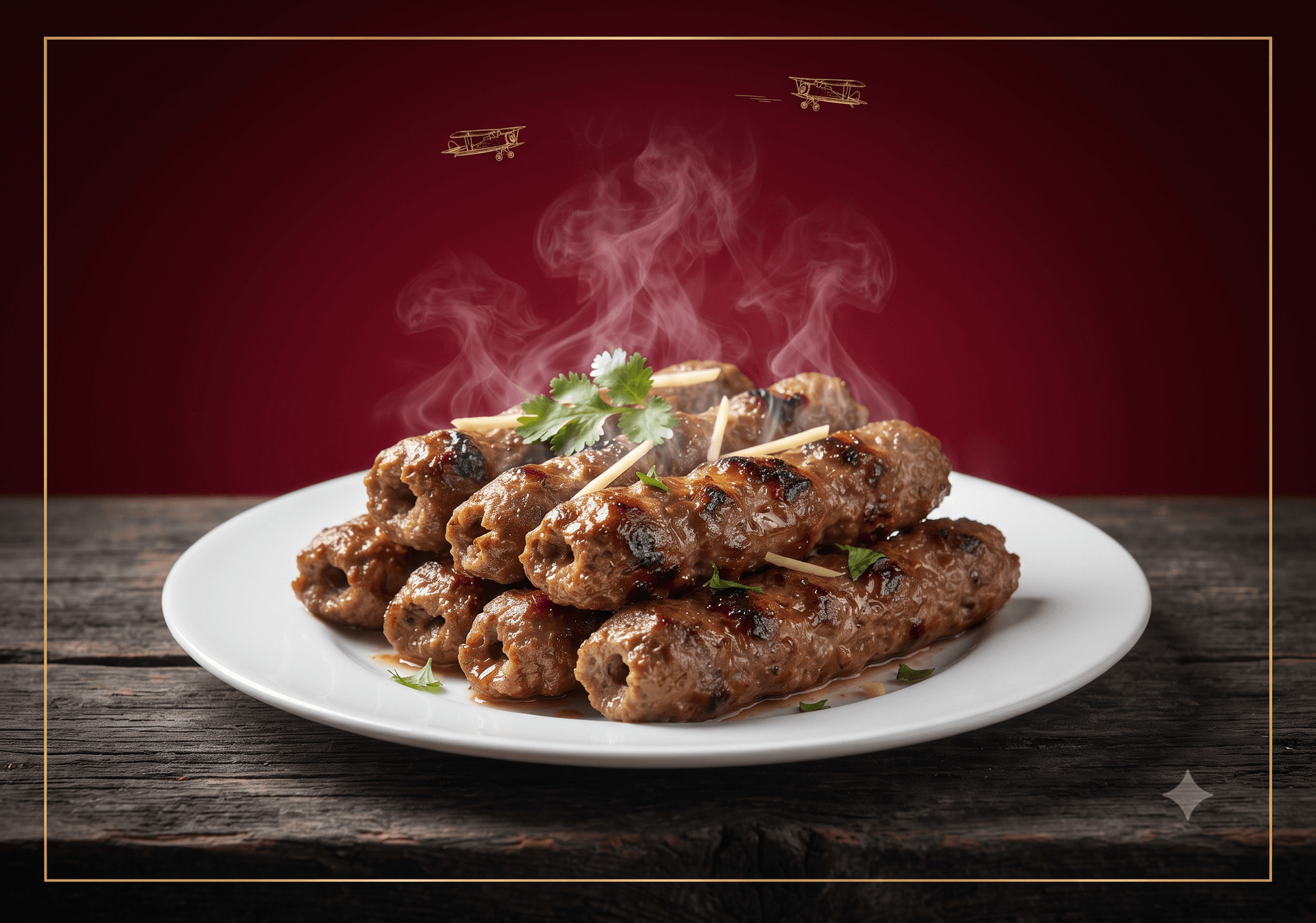Mutton Kakori Kebab (Full) - Naushijaan, Lucknow