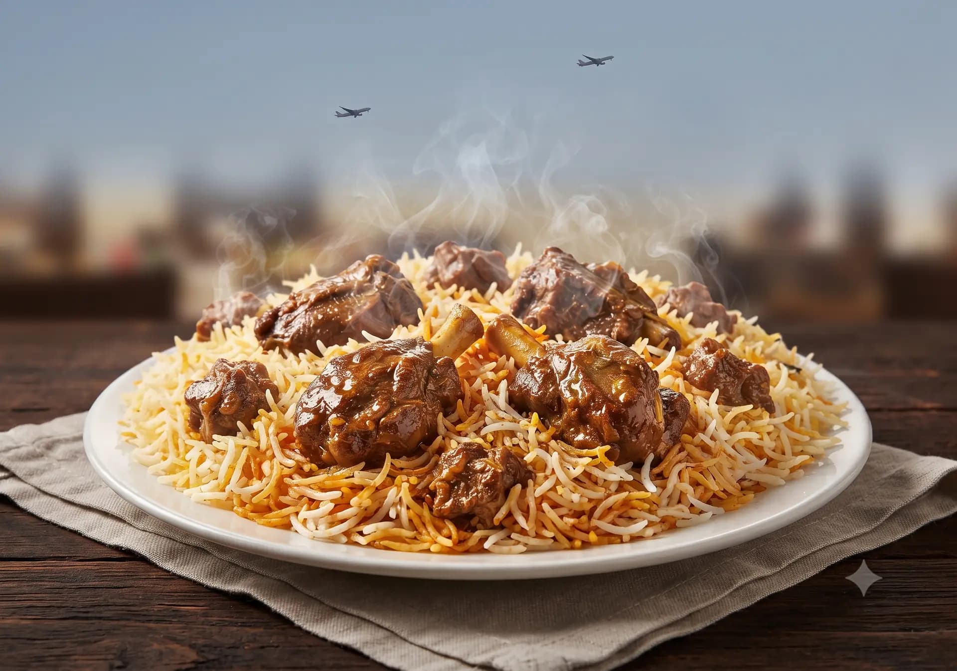 Mutton Biryani Jumbo Pack (1/2 Kg Mutton) 6-7 people - Cafe Bahar, Hyderabad