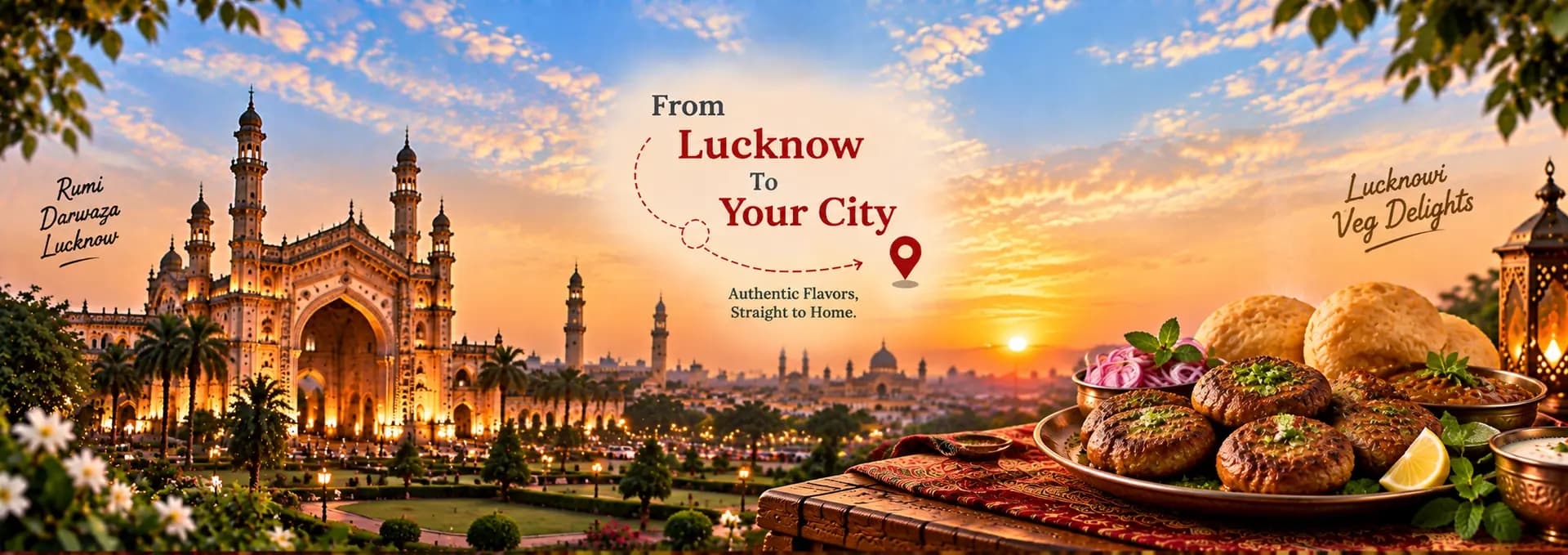 From Lucknow to your city — authentic Lucknowi veg delights