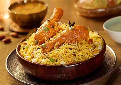 Chicken Biryani(2pieces)-Tunday Kababi, Aminabad(Lucknow)
