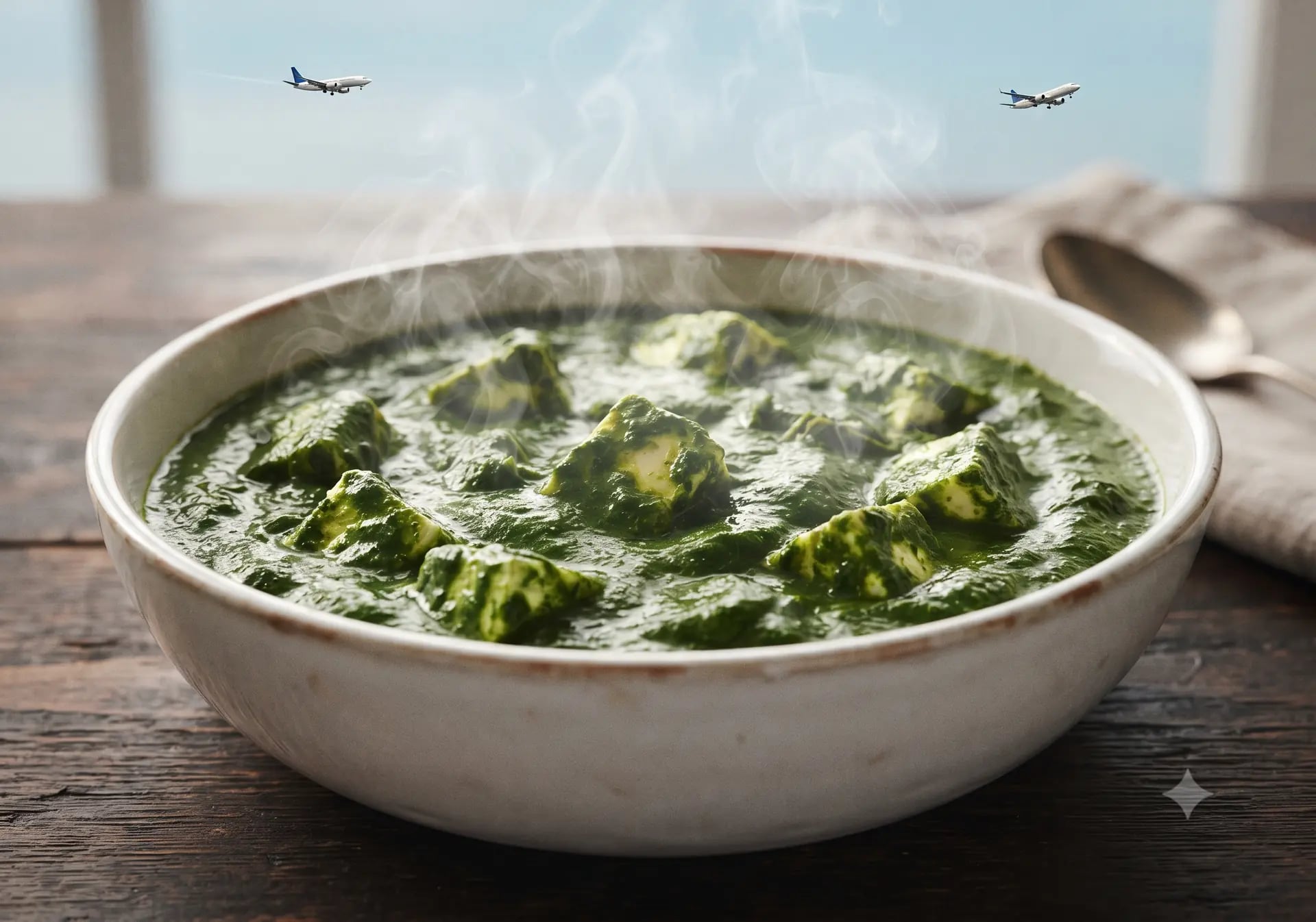 Palak Paneer (Full) - Kesar Da Dhaba, Amritsar